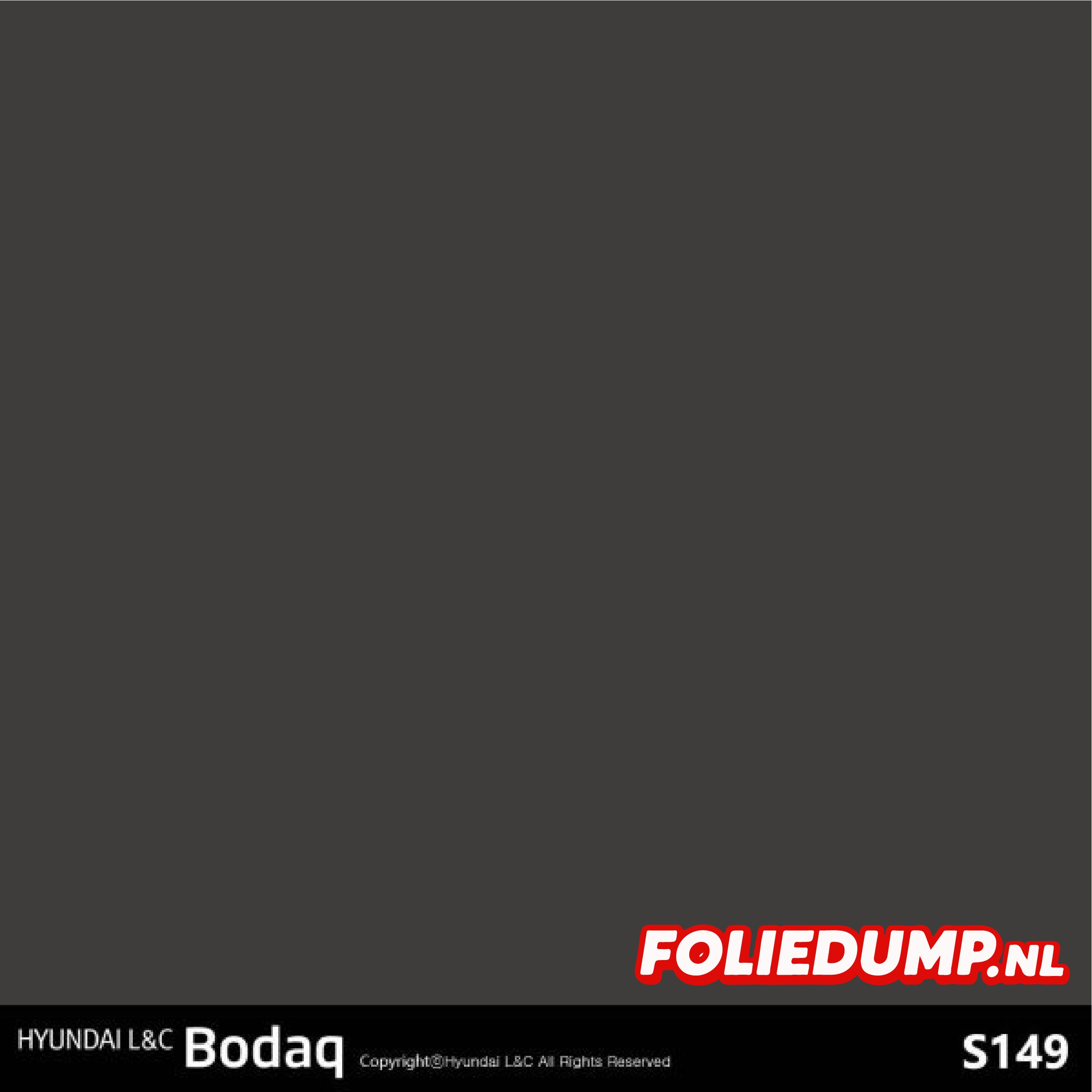 BODAQ - S149 Antraciet 10 METER
